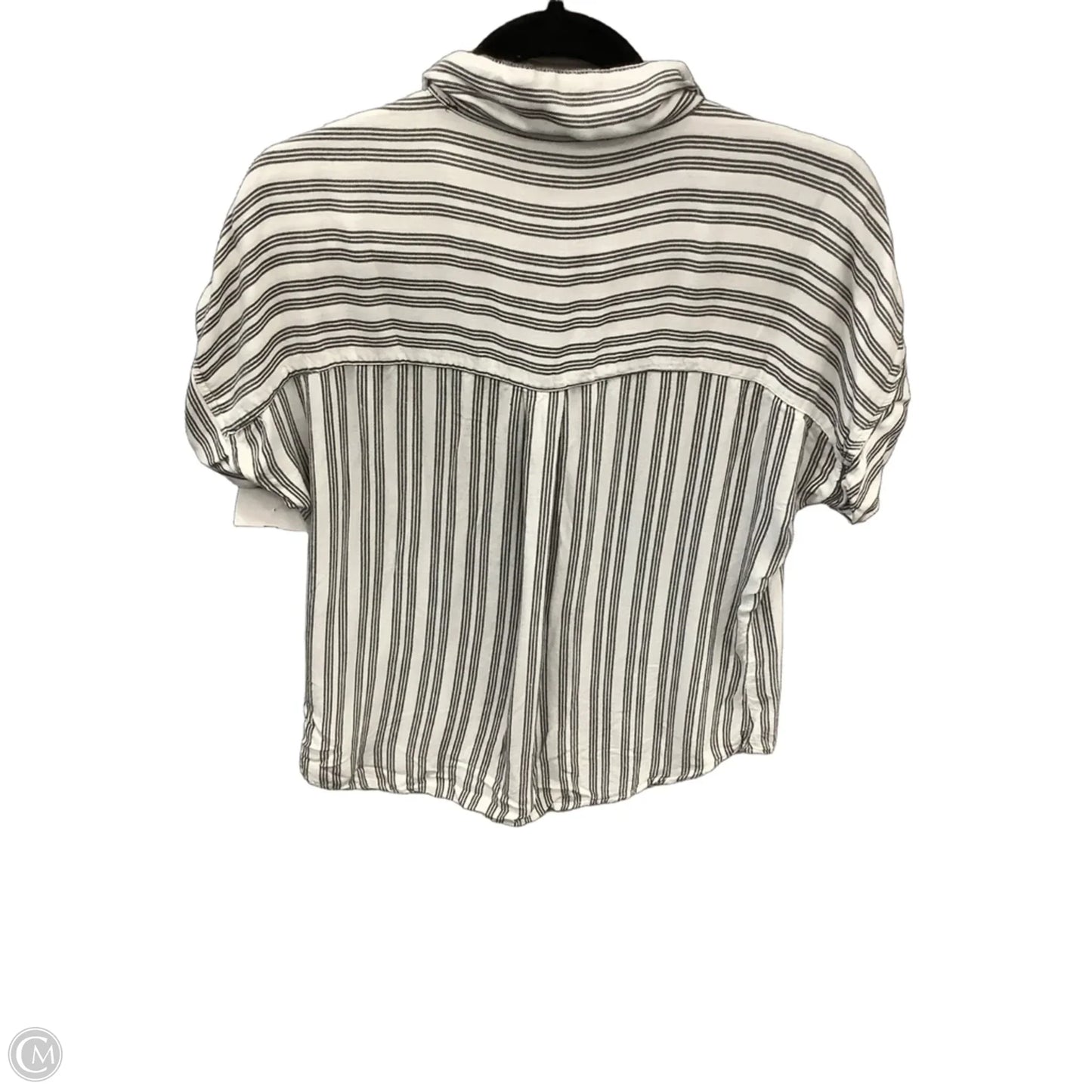 Top Short Sleeve By Thread And Supply In Striped Pattern, Size: S