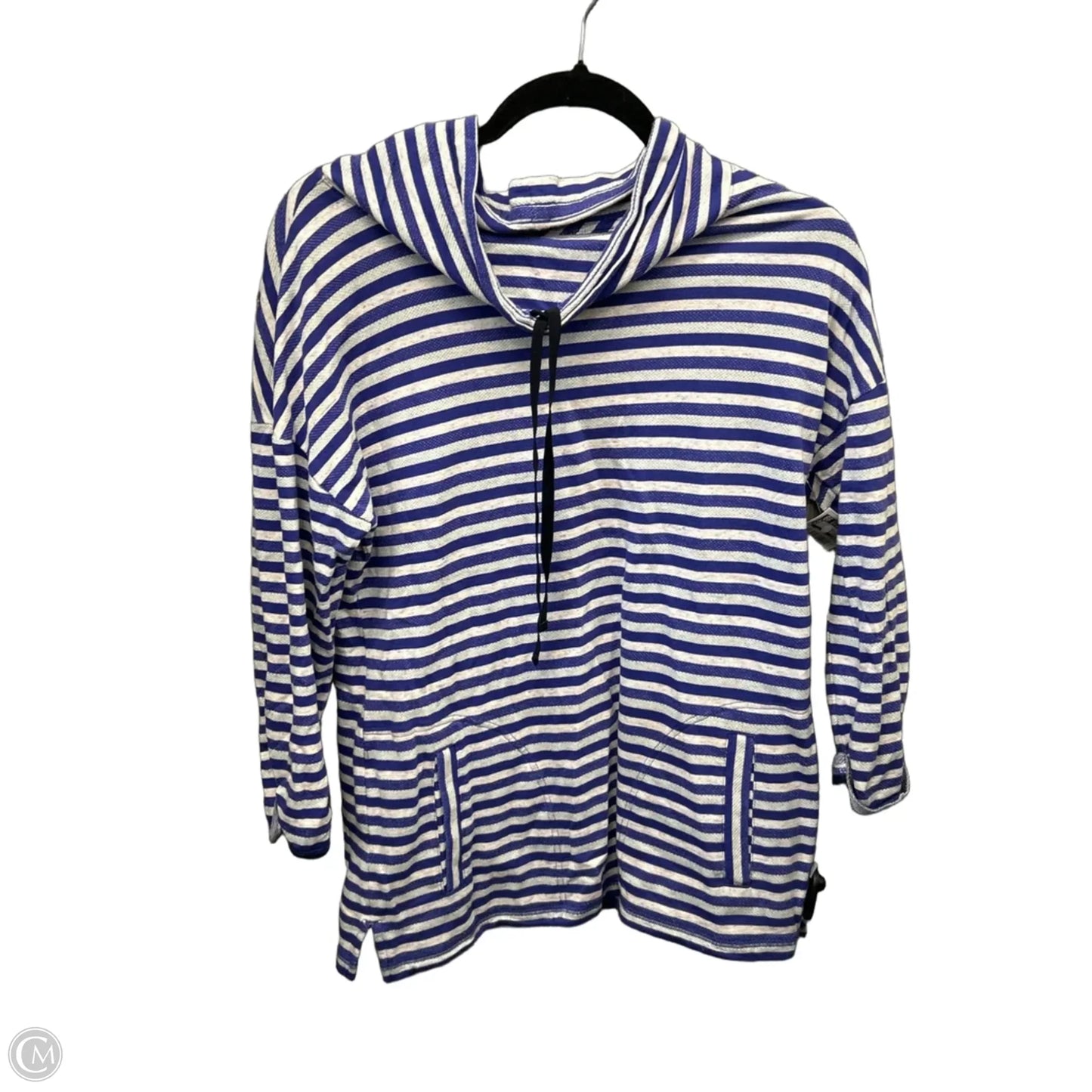 Sweatshirt Crewneck By Talbots In Striped Pattern, Size: M