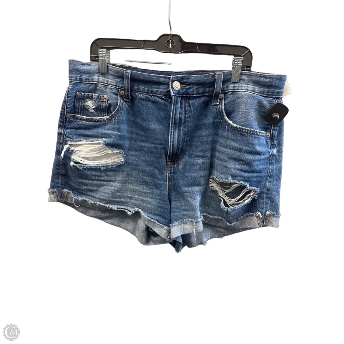 Shorts By Aeropostale In Blue Denim, Size: 16