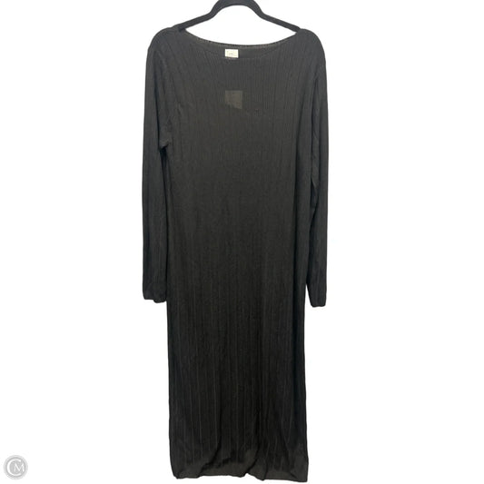 Dress Casual Maxi By A New Day In Black, Size: Xl