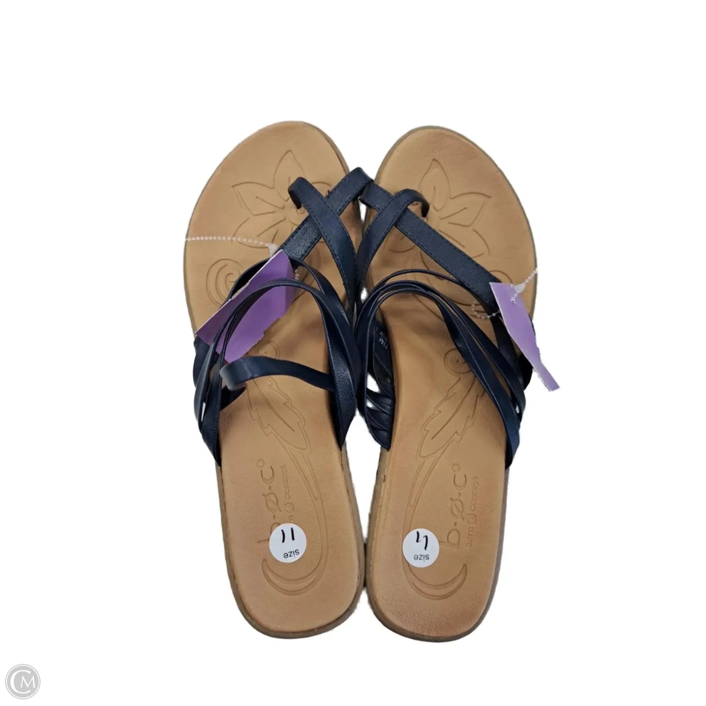 Sandals Flats By Boc In Blue, Size: 11