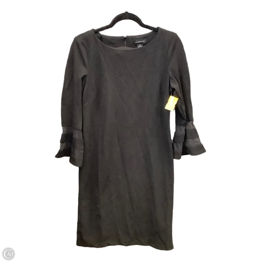 Dress Casual Midi By Liz Claiborne In Black, Size: M