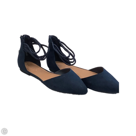 Shoes Flats By Massini In Blue, Size: 9.5