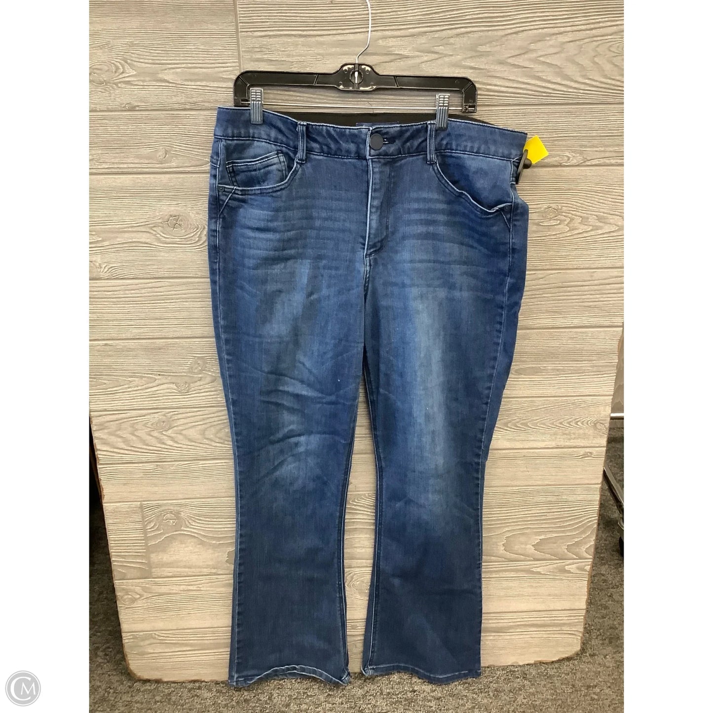 Jeans Boot Cut By Democracy In Blue Denim, Size: 16