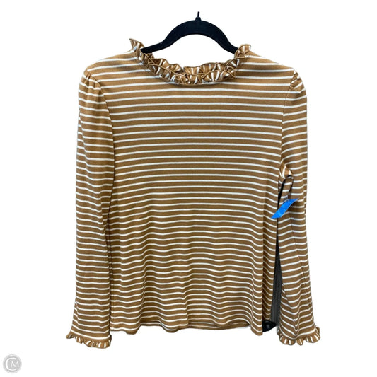 Top Long Sleeve By Croft And Barrow In Brown, Size: M