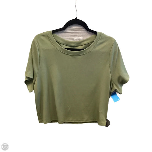 Top Short Sleeve By Shein In Green, Size: 3x