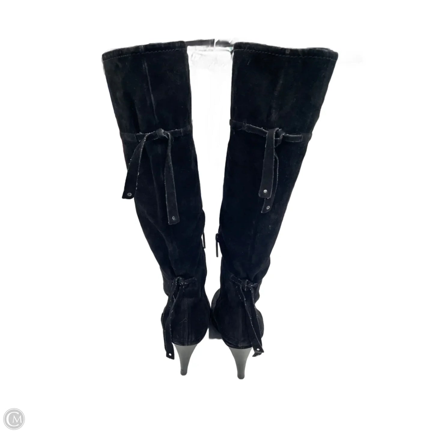 Boots Mid-calf Heels By Nine West In Black, Size: 7