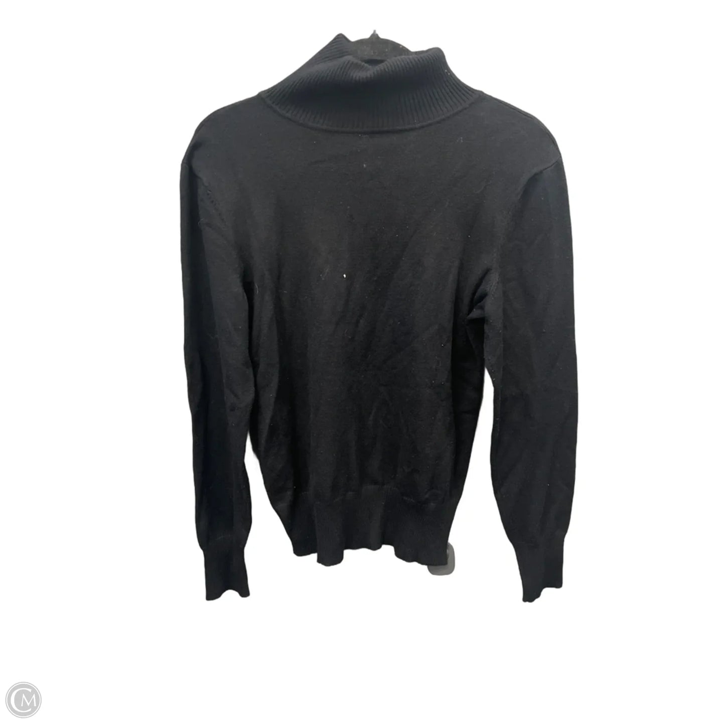 Top Long Sleeve By Time And Tru In Black, Size: M