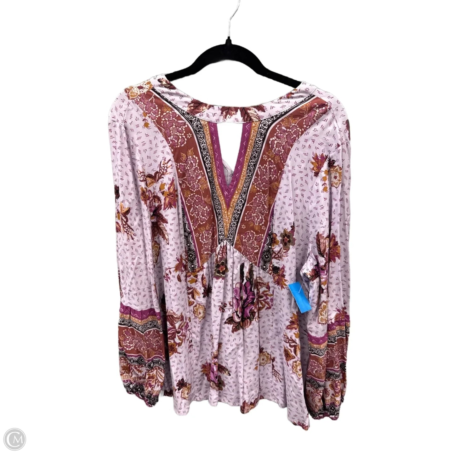 Top Long Sleeve By Maurices In Purple, Size: Xl