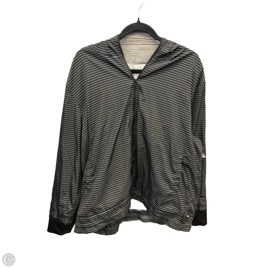 Athletic Jacket By Xersion In Striped Pattern, Size: Xl