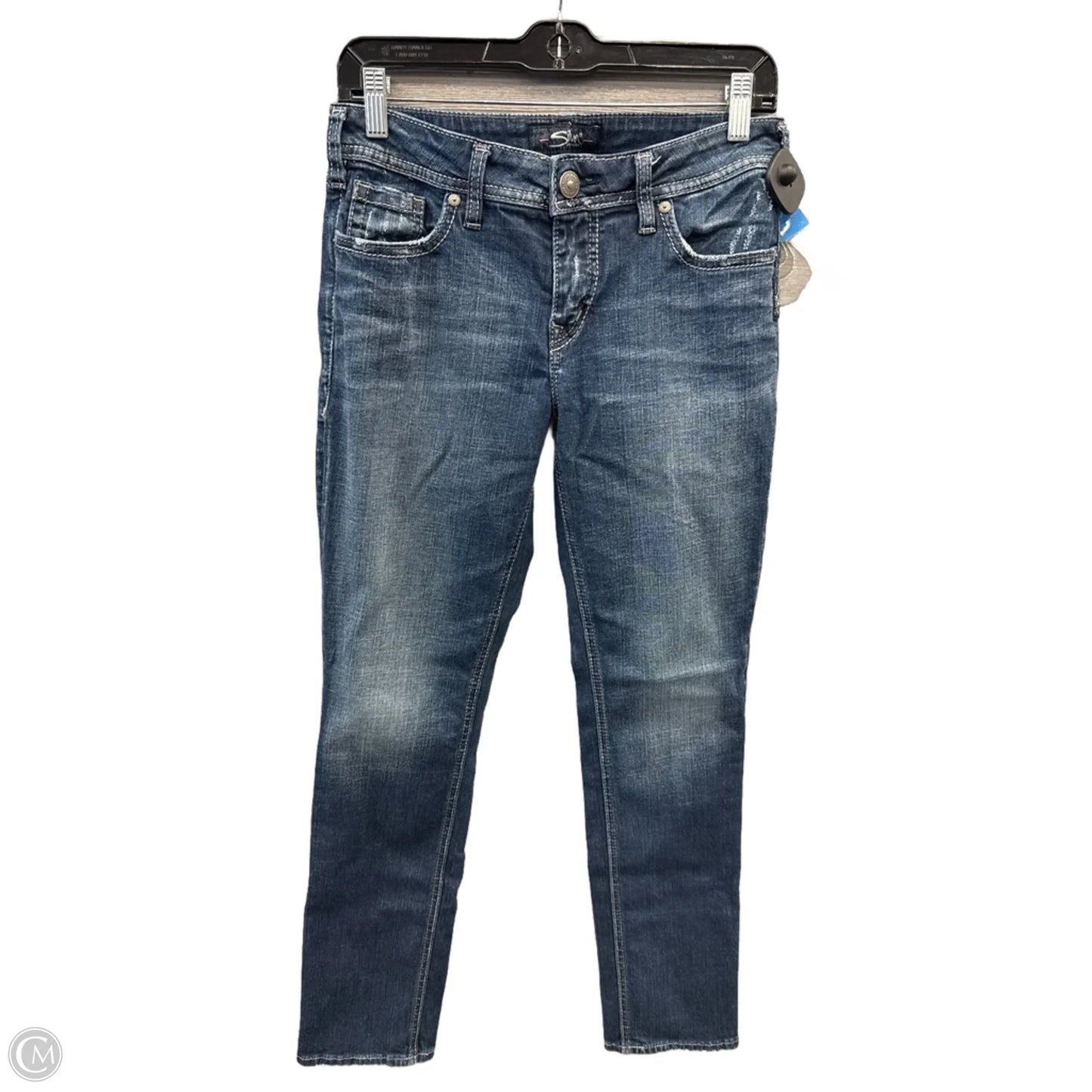 Jeans Straight By Silver In Blue Denim, Size: 2
