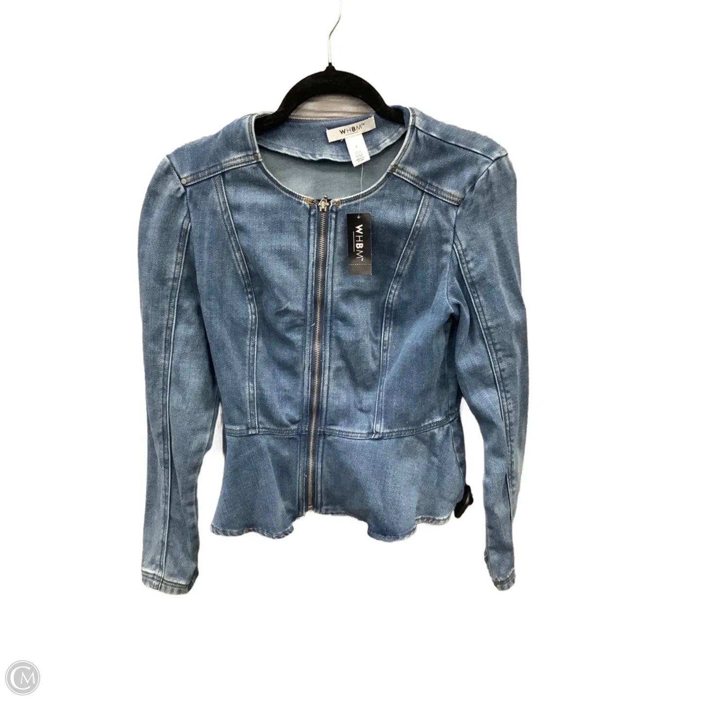 Jacket Denim By White House Black Market In Blue Denim, Size: S
