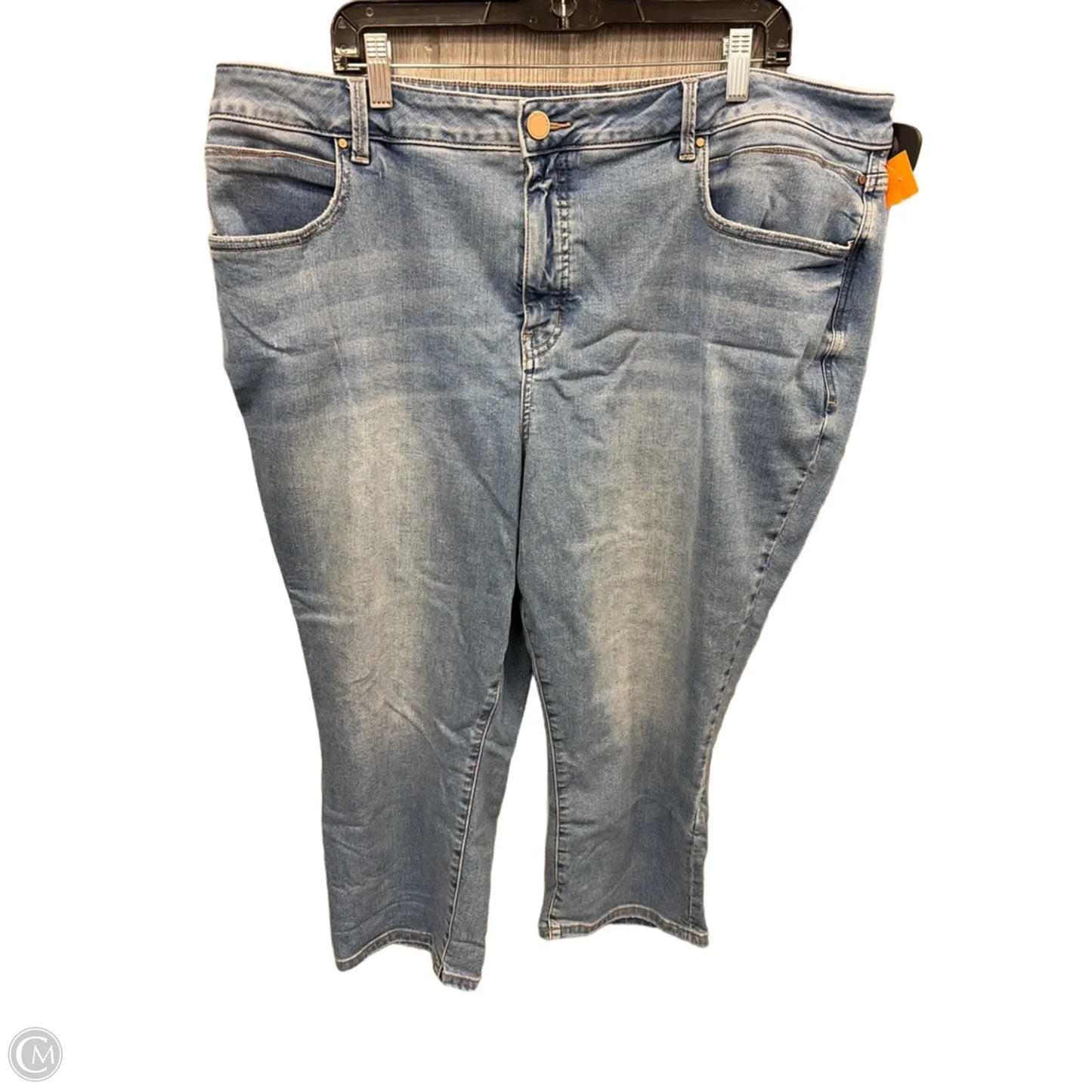 Jeans Straight By Maurices In Blue Denim, Size: 24