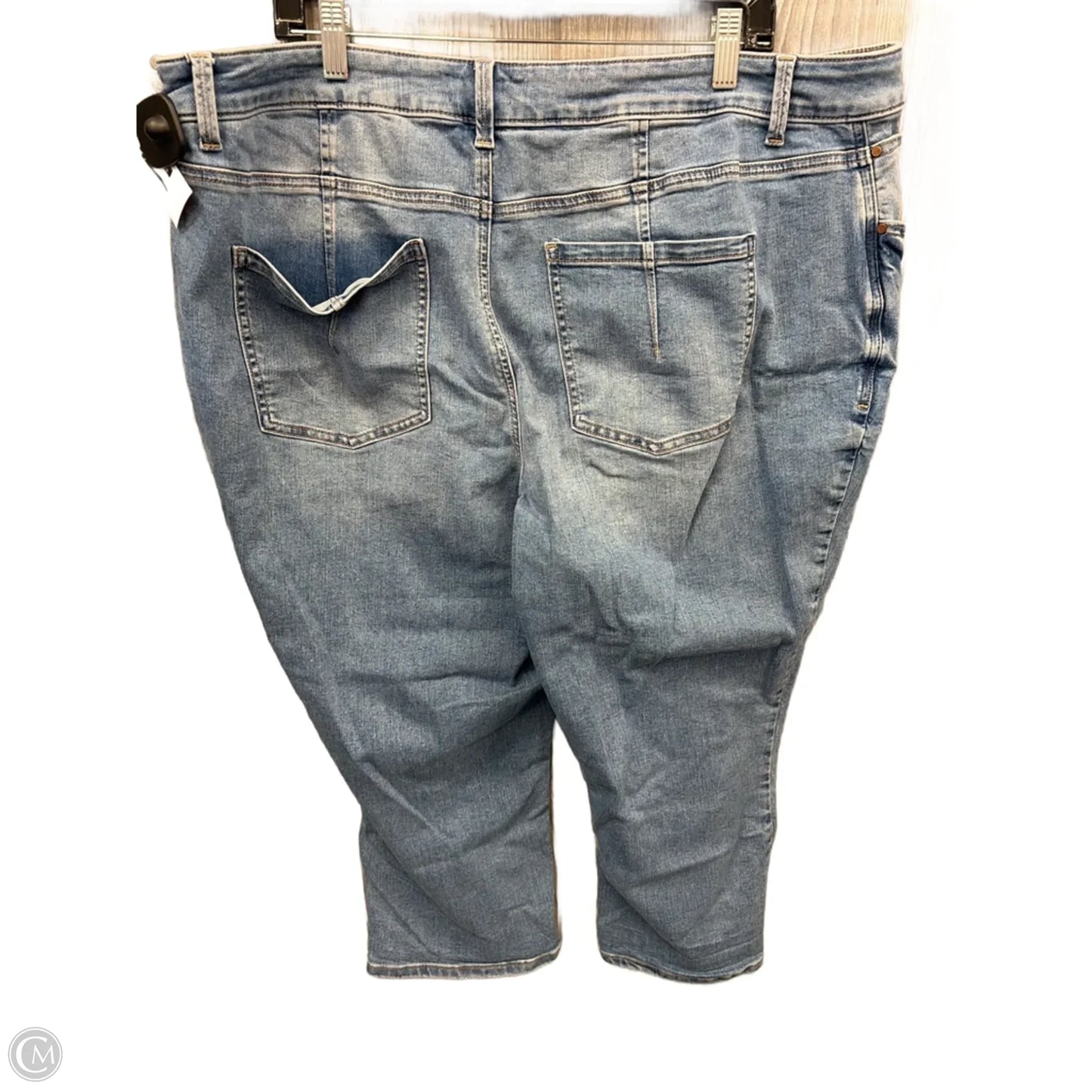 Jeans Straight By Maurices In Blue Denim, Size: 24