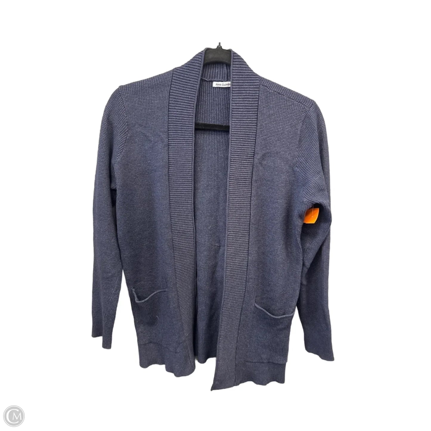 Sweater Cardigan By Pink Lily In Blue, Size: L