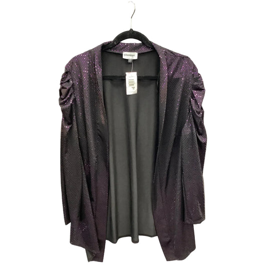 Cardigan By Clothes Mentor In Purple, Size: 1x