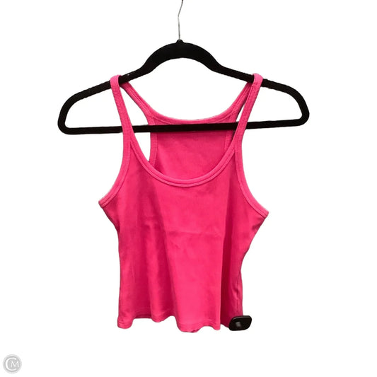 Top Sleeveless By Clothes Mentor In Pink, Size: L