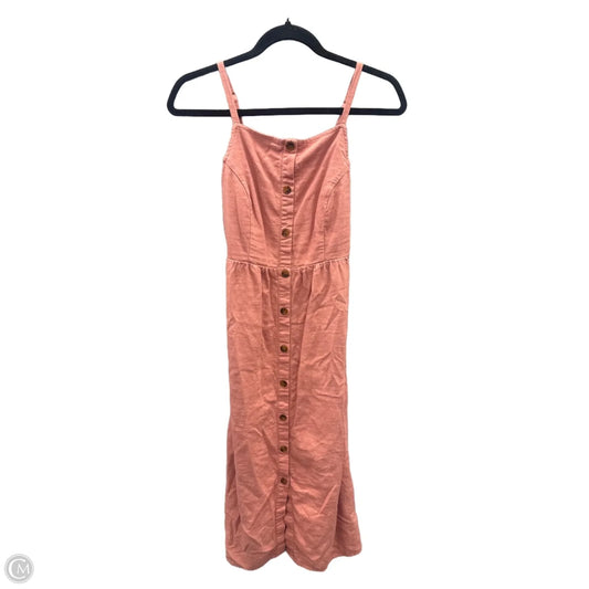 Dress Casual Midi By Old Navy In Pink, Size: Xs