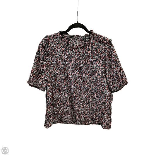 Top Short Sleeve By Madewell In Floral Print, Size: Xl