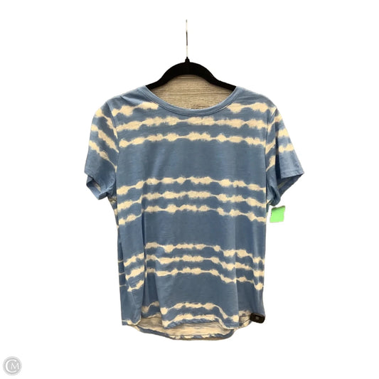 Top Short Sleeve By Sonoma In Blue, Size: L