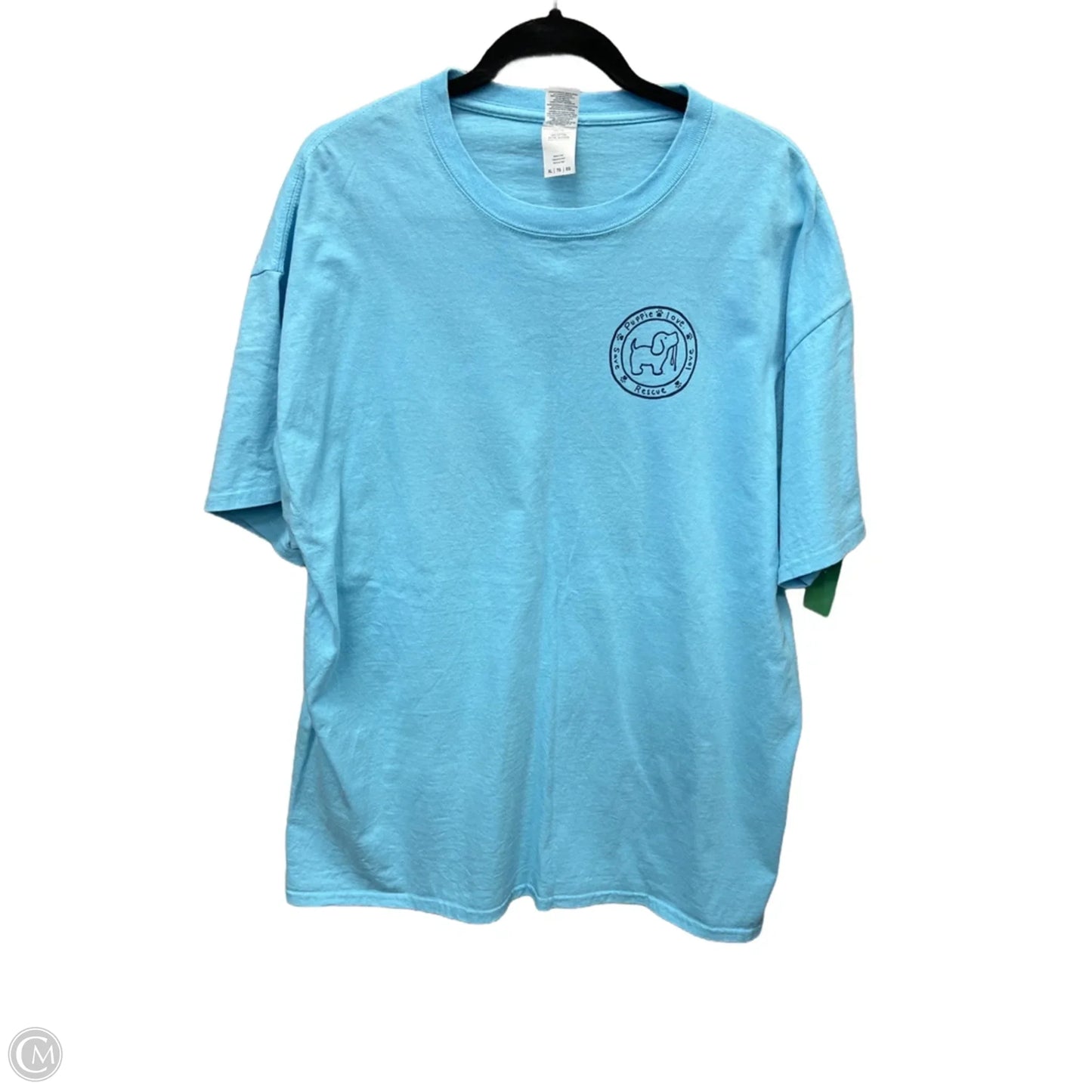 Top Short Sleeve By Clothes Mentor In Blue, Size: Xl