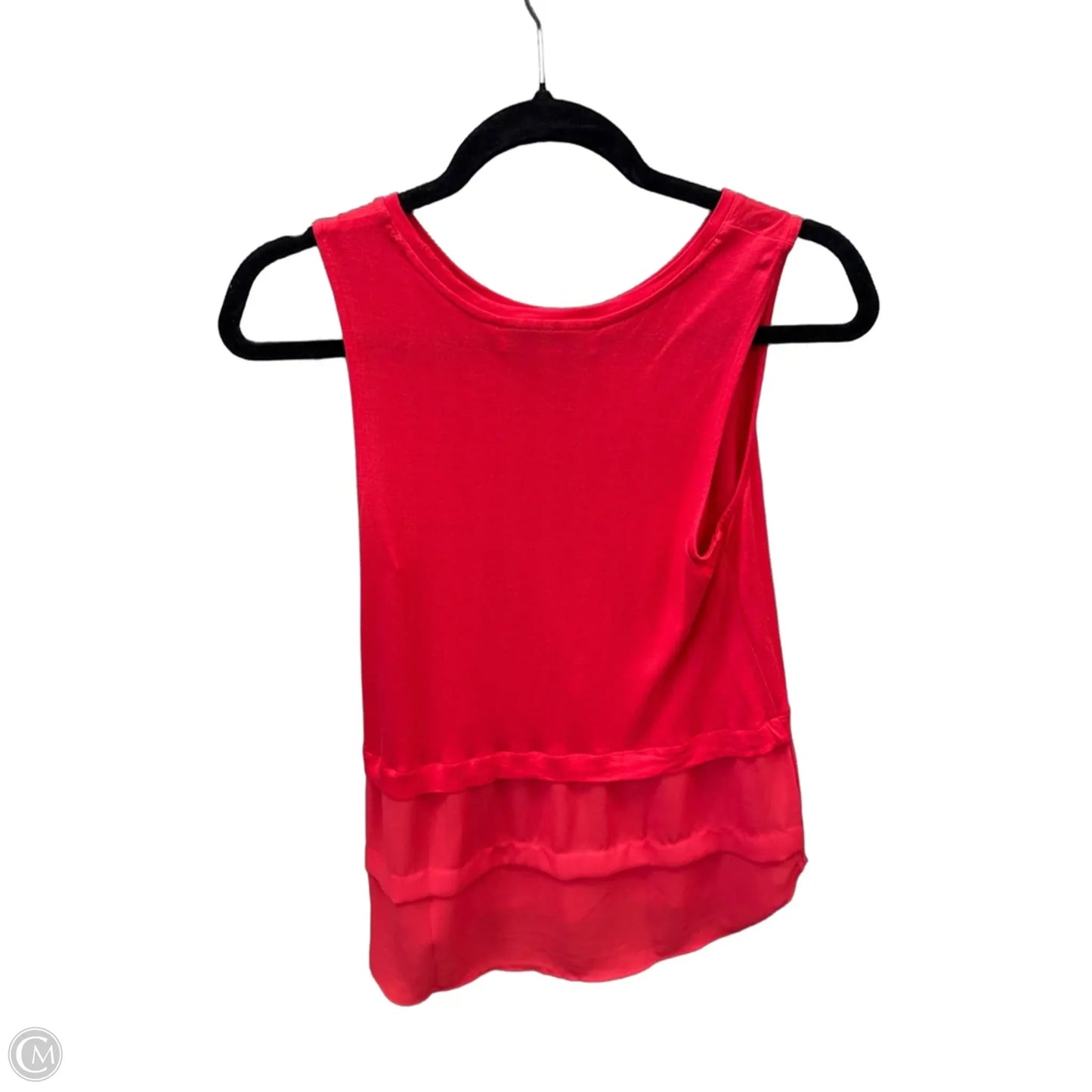 Top Sleeveless By Loft In Red, Size: S
