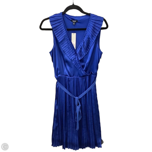 Dress Casual Midi By Apt 9 In Blue, Size: M