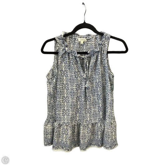 Top Sleeveless By Max Studio In Floral Print, Size: S