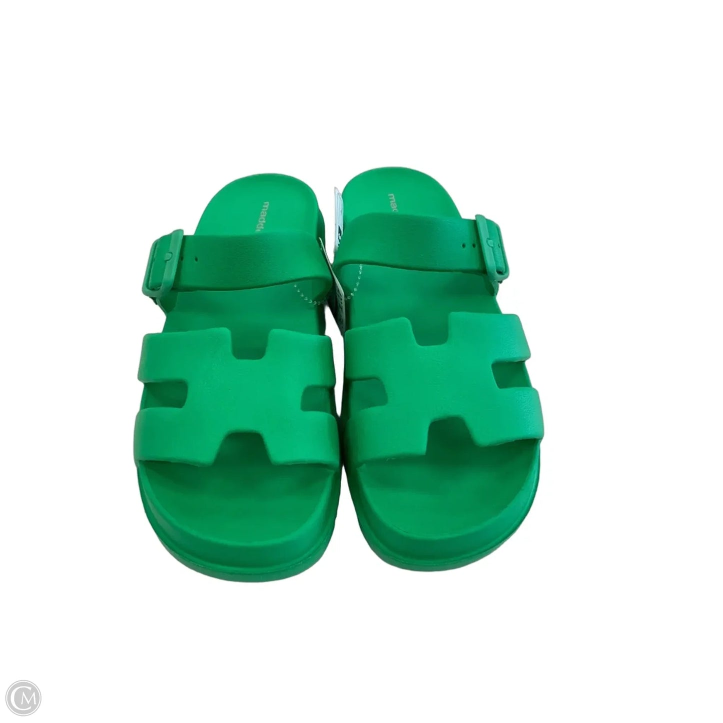 Sandals Flats By Madden Girl In Green, Size: 8