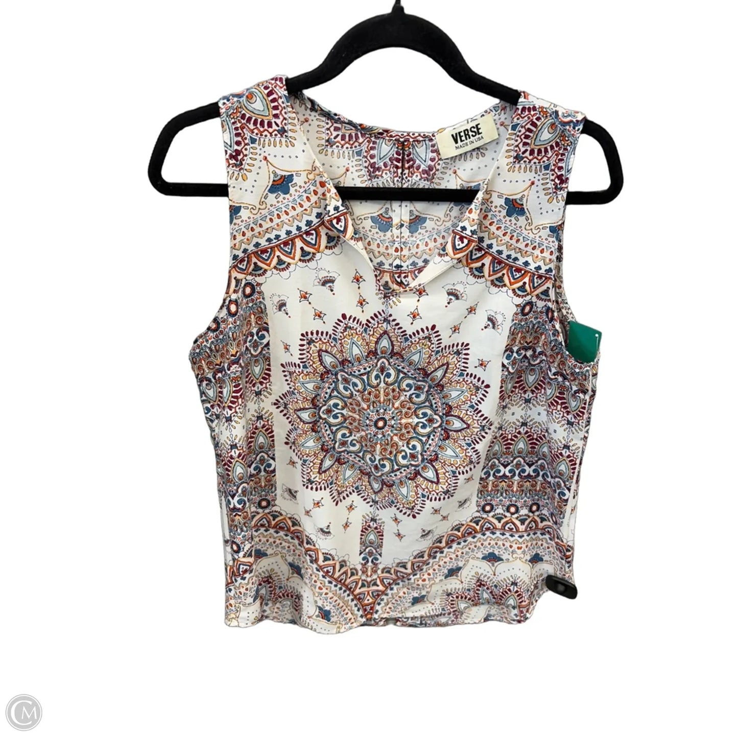 Top Sleeveless By Clothes Mentor In Floral Print, Size: M