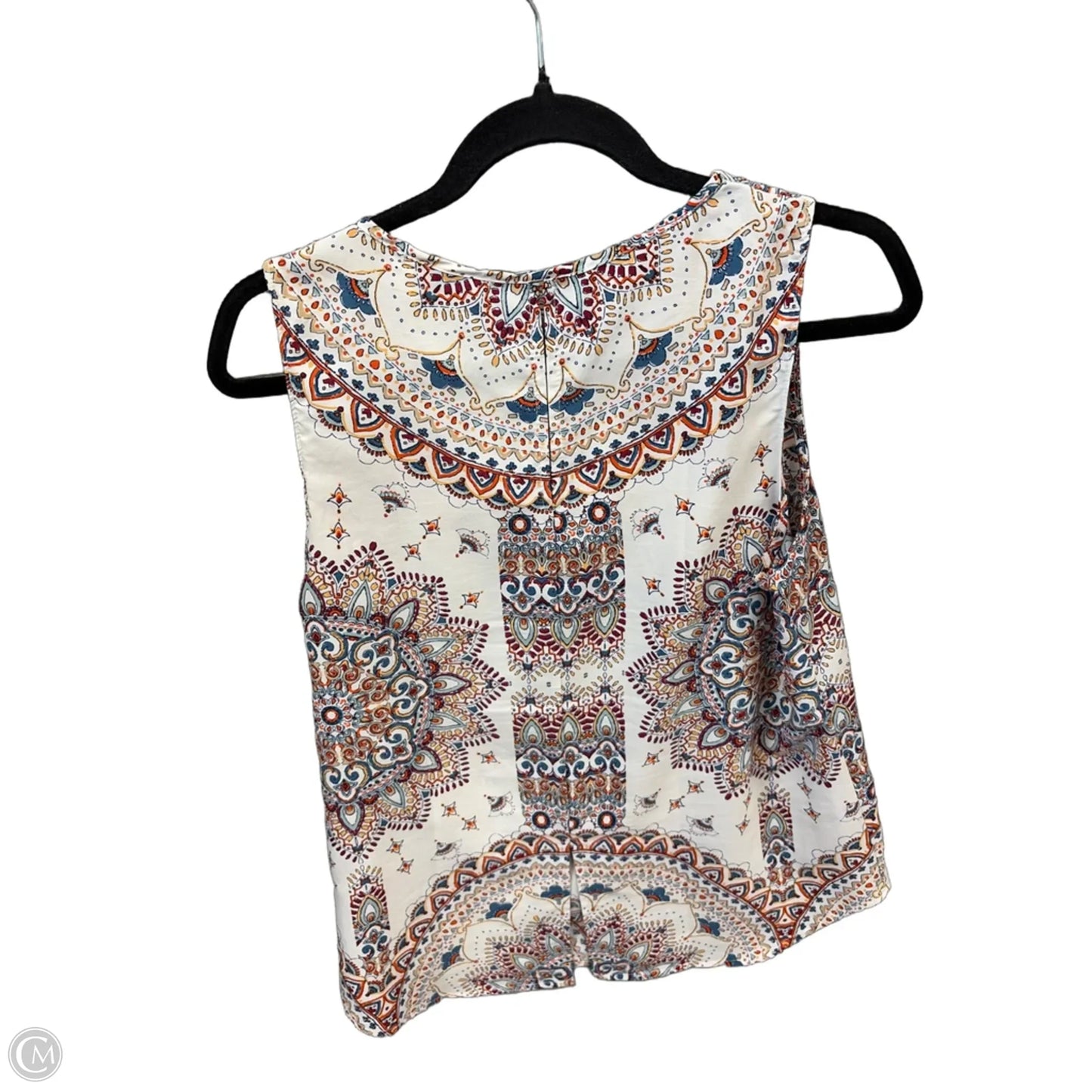 Top Sleeveless By Clothes Mentor In Floral Print, Size: M