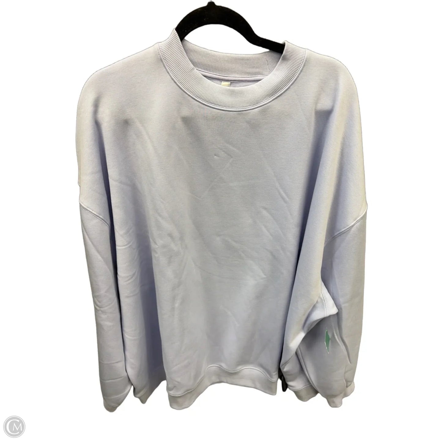 Athletic Top Long Sleeve Collar By Fabletics In Purple, Size: Xxl