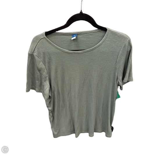 Top Short Sleeve By Old Navy In Green, Size: M