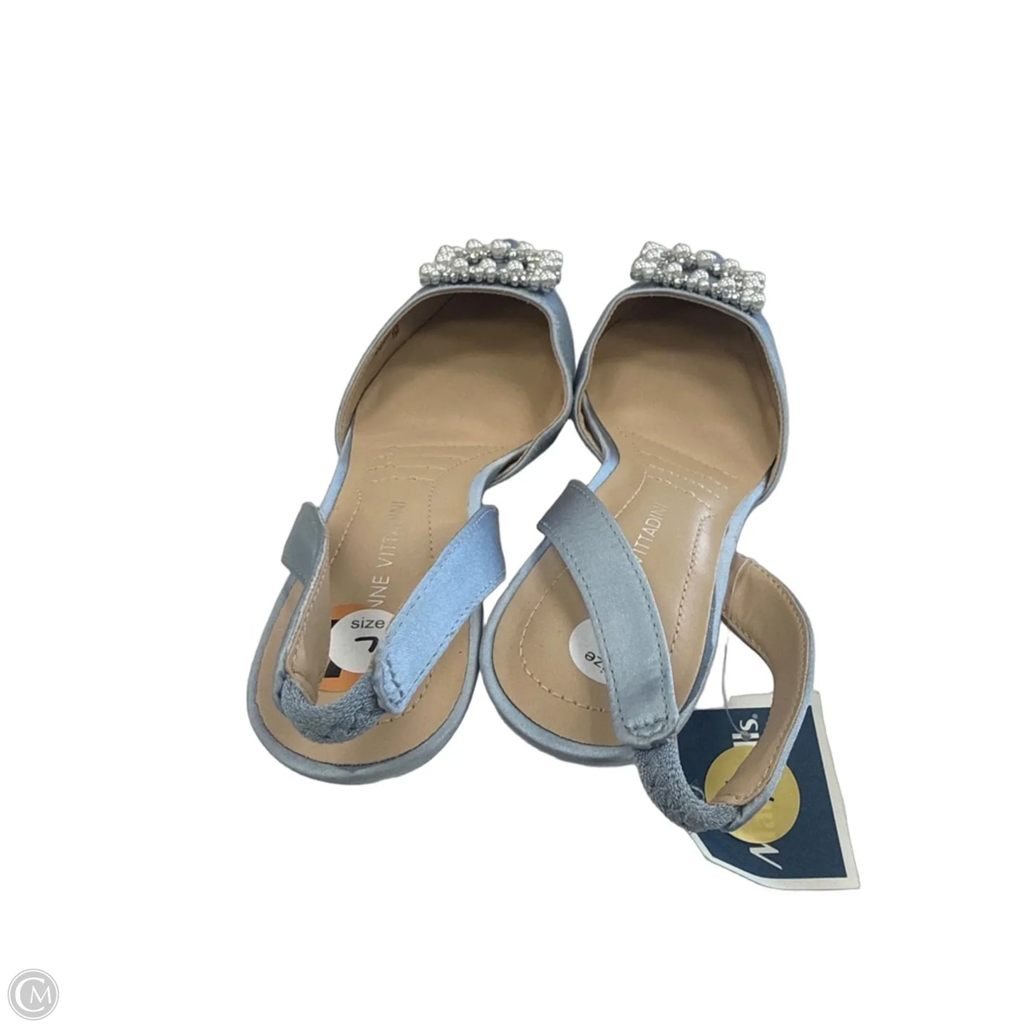 Shoes Heels Kitten By Adrienne Vittadini In Blue, Size: 7