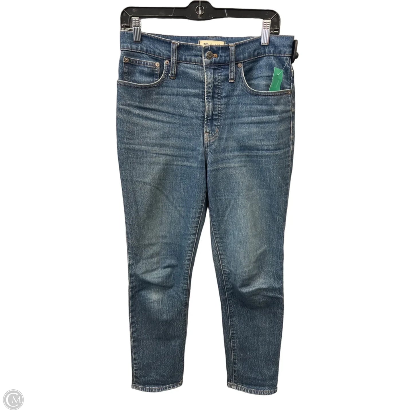 Jeans Straight By Madewell In Blue Denim, Size: 6