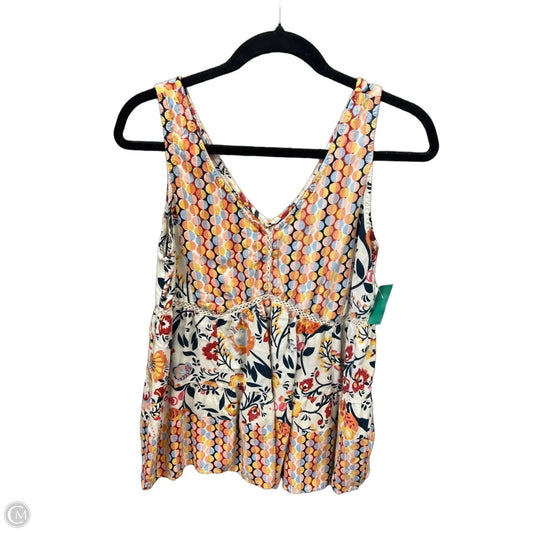 Top Sleeveless By Angie In Multi-colored, Size: S