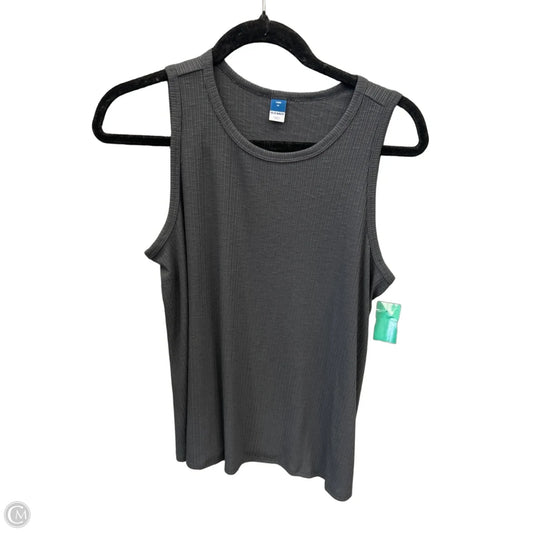 Top Sleeveless By Old Navy In Grey, Size: M