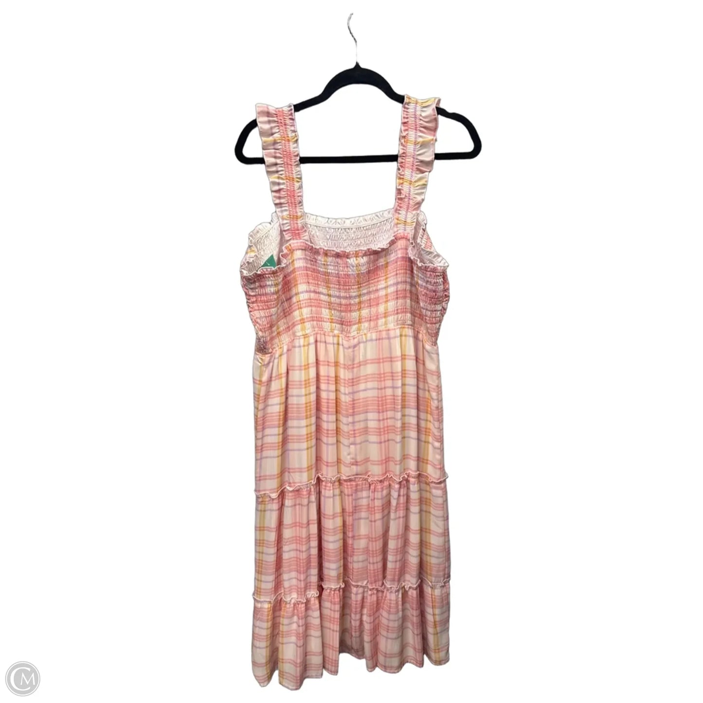 Dress Casual Maxi By As U Wish In Plaid Pattern, Size: 1x