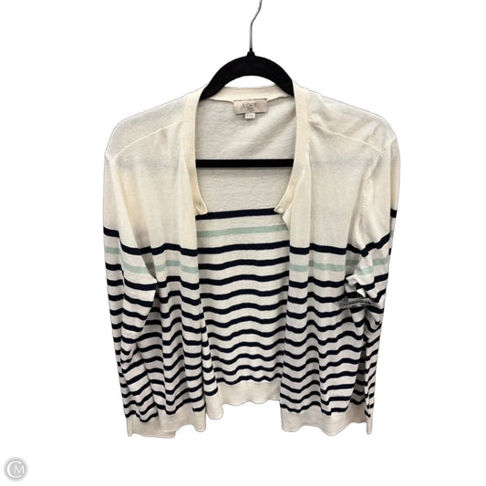 Cardigan By Loft In Cream, Size: Xl
