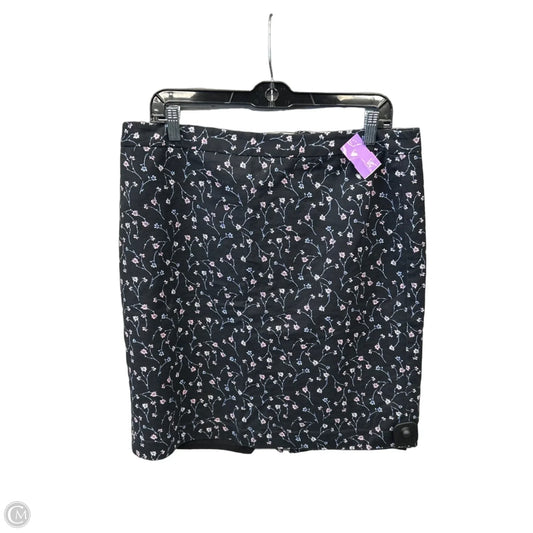 Skirt Midi By Liz Claiborne In Black, Size: 14