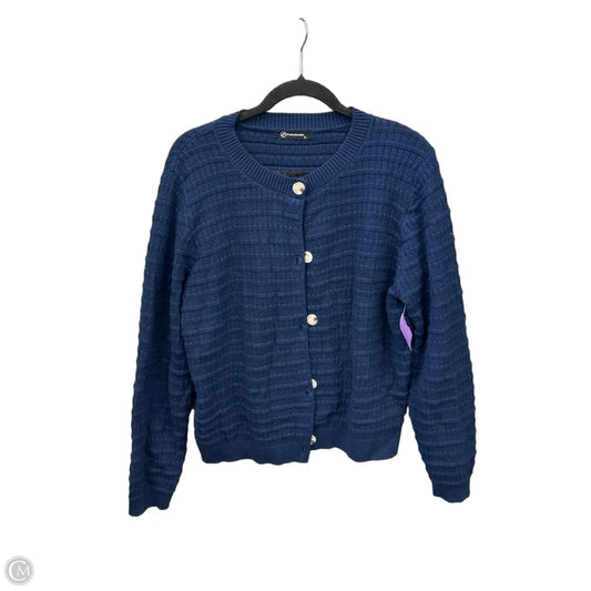 Cardigan By Prettygarden In Blue, Size: Xl