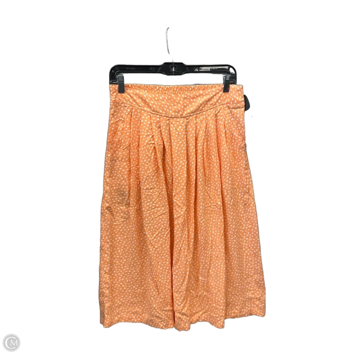 Skirt Midi By Clothes Mentor In Orange, Size: 8