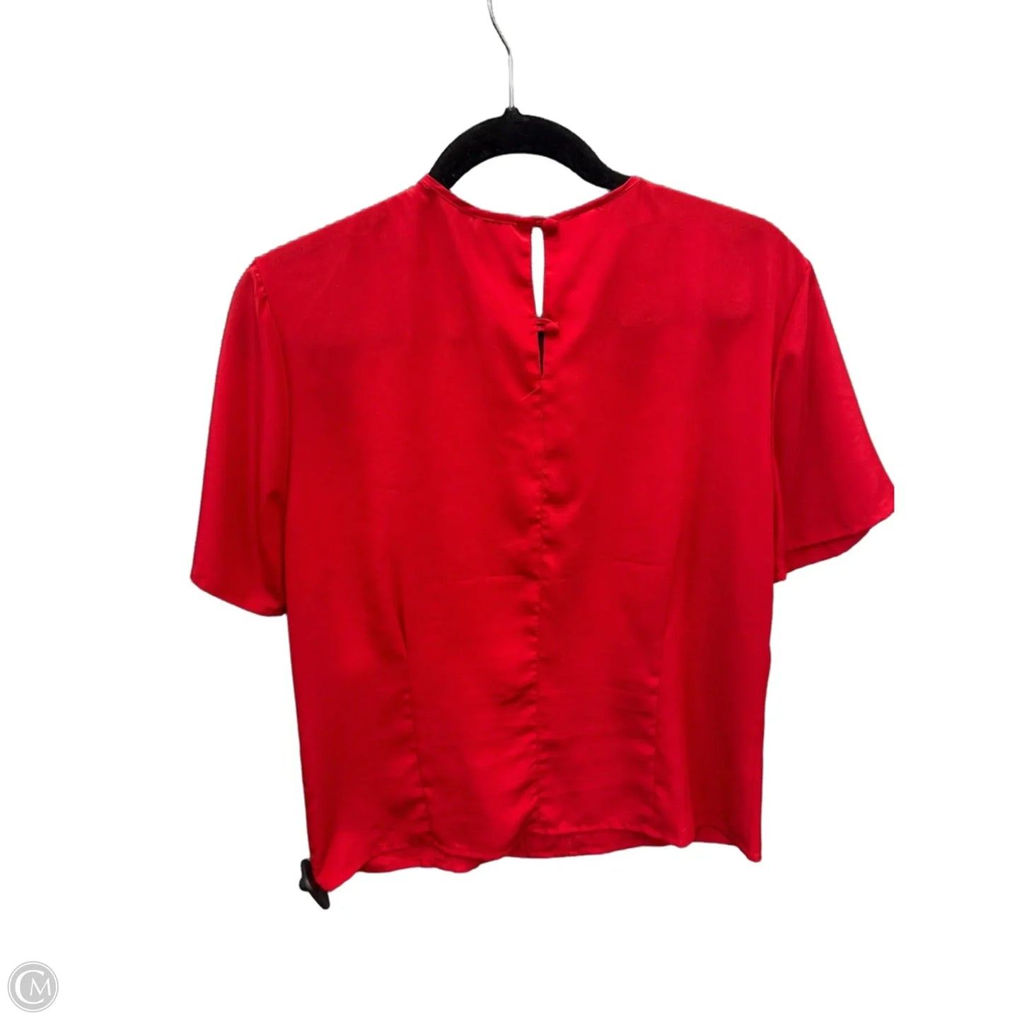 Top Short Sleeve By Talbots In Red, Size: M