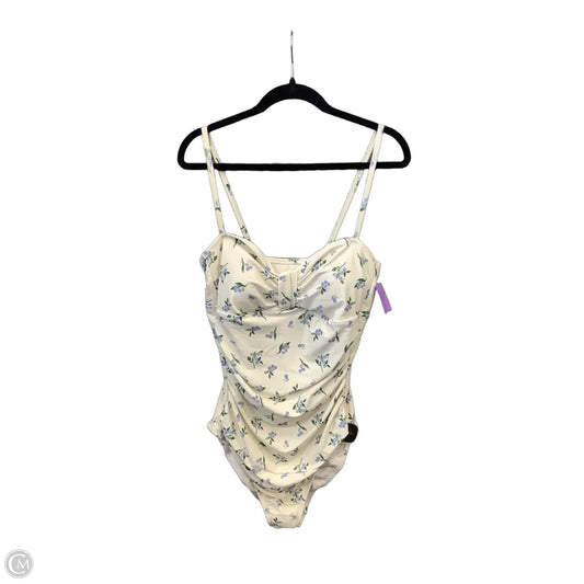 Swimsuit By Shade & Shore In Cream, Size: L