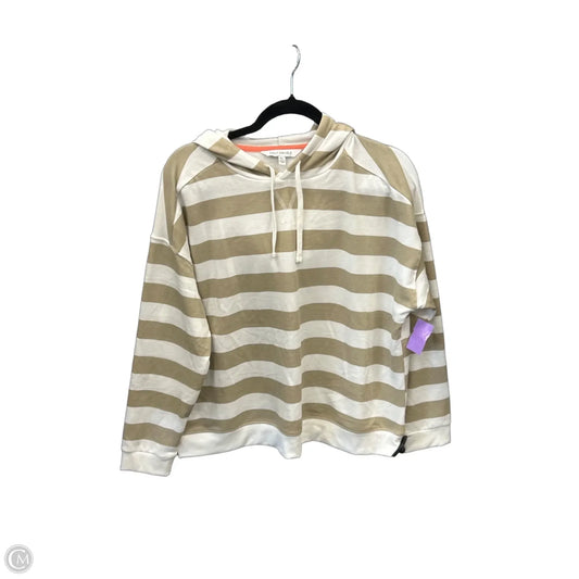 Top Long Sleeve By Emily Daniels In Striped Pattern, Size: Lp
