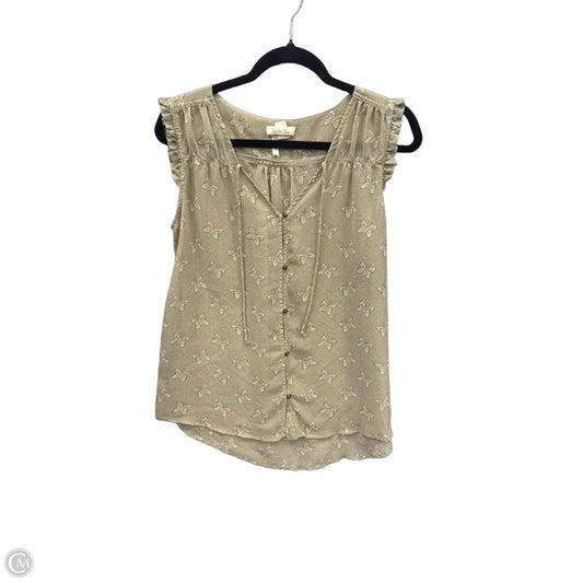Top Sleeveless By Matilda Jane In Green, Size: M