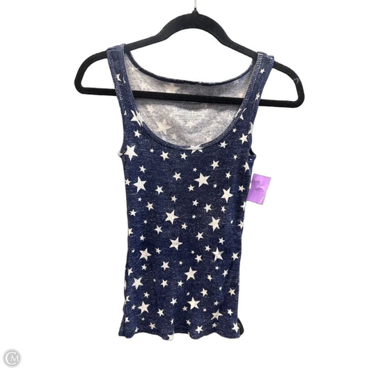 Top Sleeveless By Faded Glory In Blue, Size: S