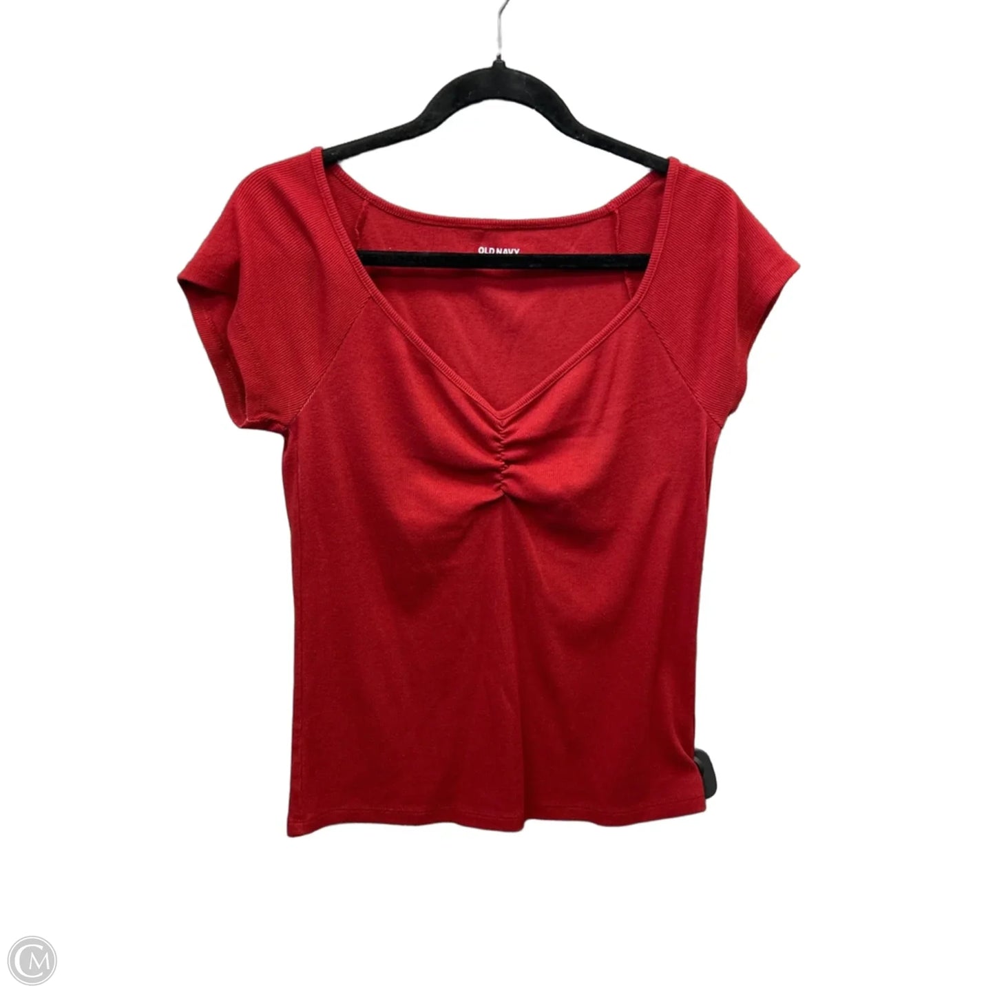 Top Short Sleeve By Old Navy In Red, Size: L