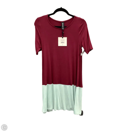 Tunic Short Sleeve By Agnes & Dora In Maroon, Size: S