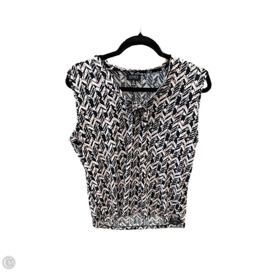Top Sleeveless By Jones New York In Multi-colored, Size: L